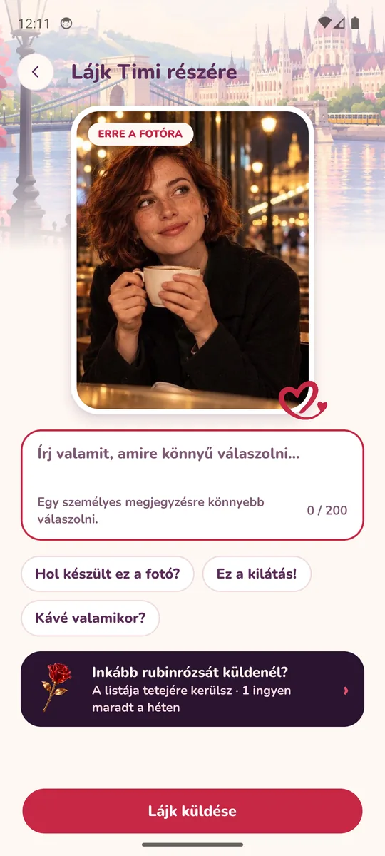 Profil, részletre lájkolva