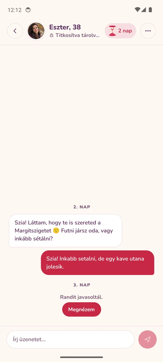 Chat a hátralévő napokkal